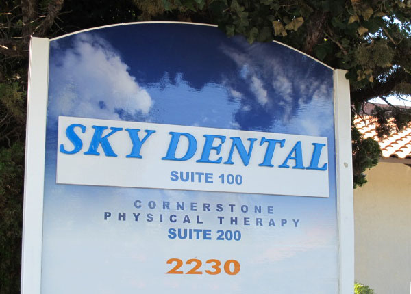 Sky Dental sign