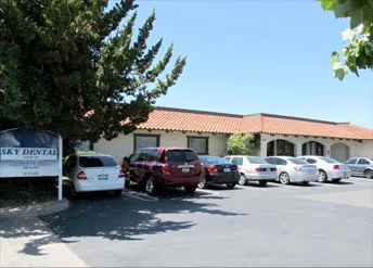 office exterior and parking lot